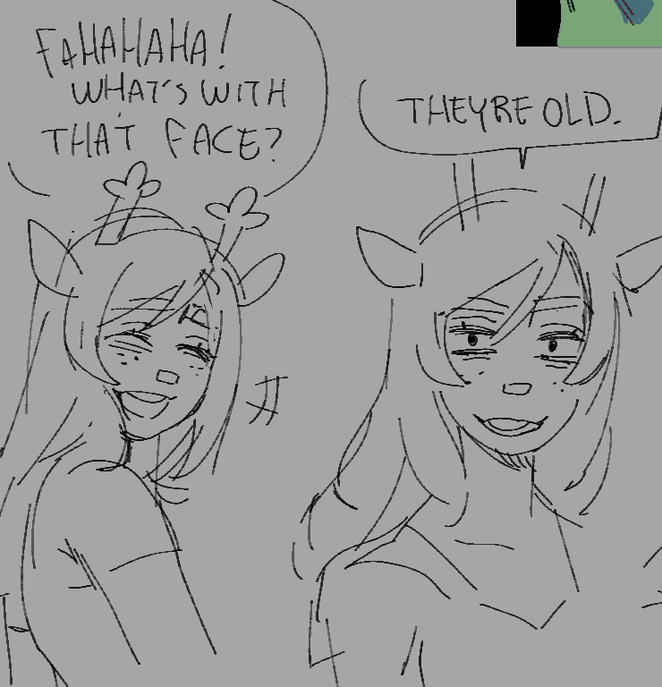 skullmercy's tweet photo. (WIP!!!) working on a part 2 to that noelle and berdly artwork, can any berdly experts give me their insights on how hed react to this kinda line https://t.co/Giw1X9vqim
