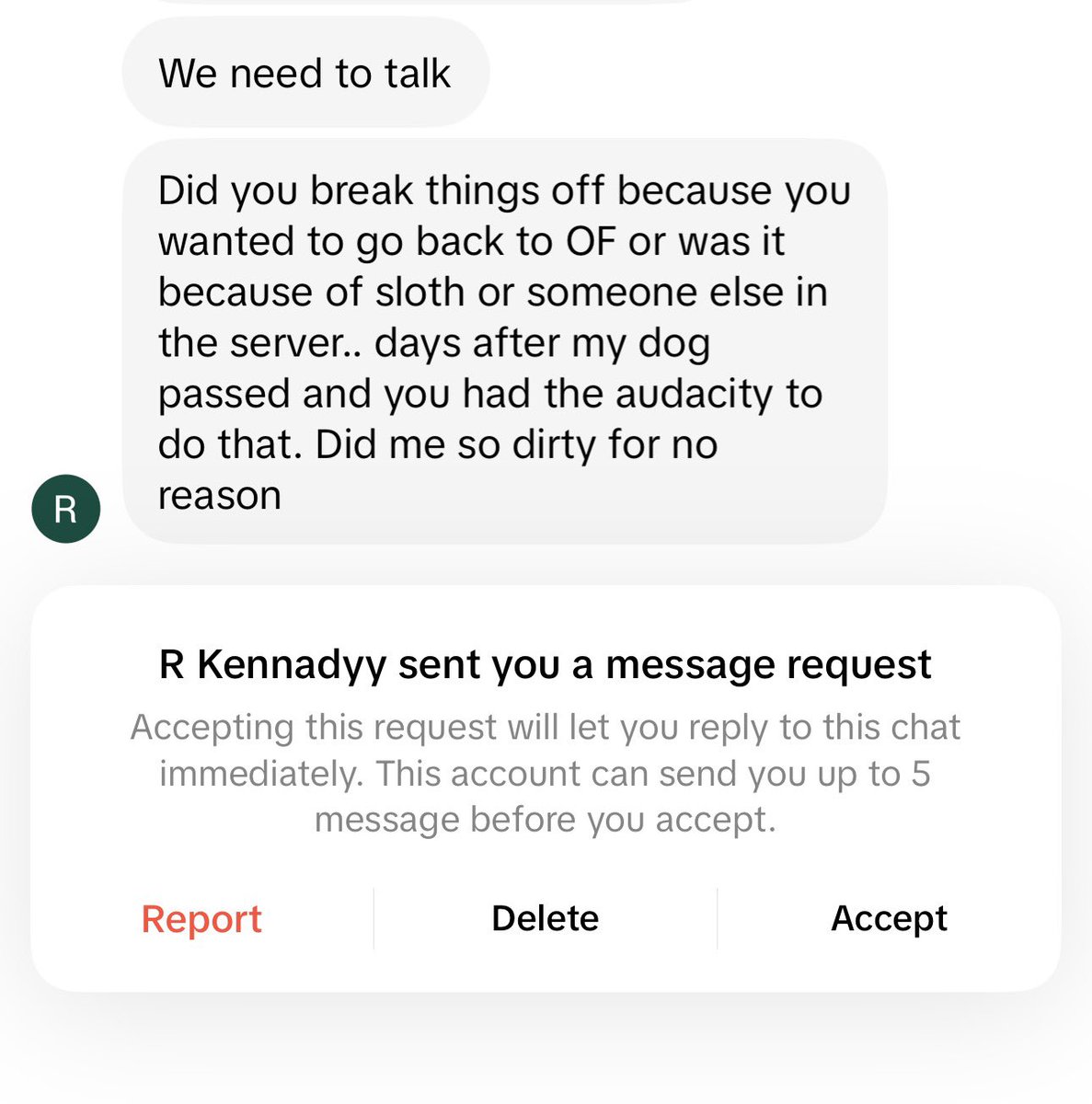 jadelunex's tweet photo. pov your ex is literally insane and you blocked him on every platform but he's spent all his time the last 4 weeks making new accounts trying to force you to talk to him 🤪🤪🤪 https://t.co/vJp0Gx6pIP