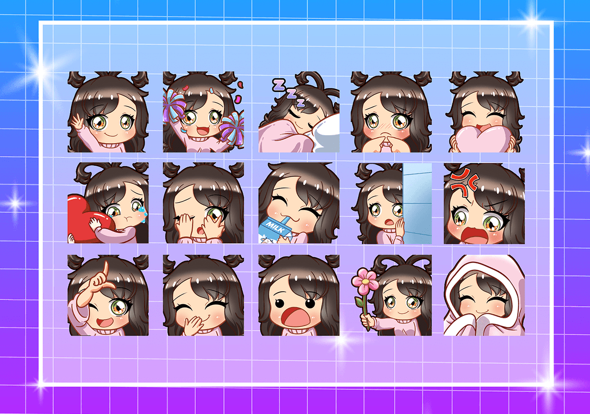 redfox_rox1's tweet photo. I love turning characters into expressive little chibi emotes.💜
#ChibiEmotes #EmoteArtist #TwitchEmotes #DiscordEmotes #CustomEmotes #ChibiArt #EmoteArt #DigitalArt #CharacterArt #ArtistOnTwitter https://t.co/dmriprwweu