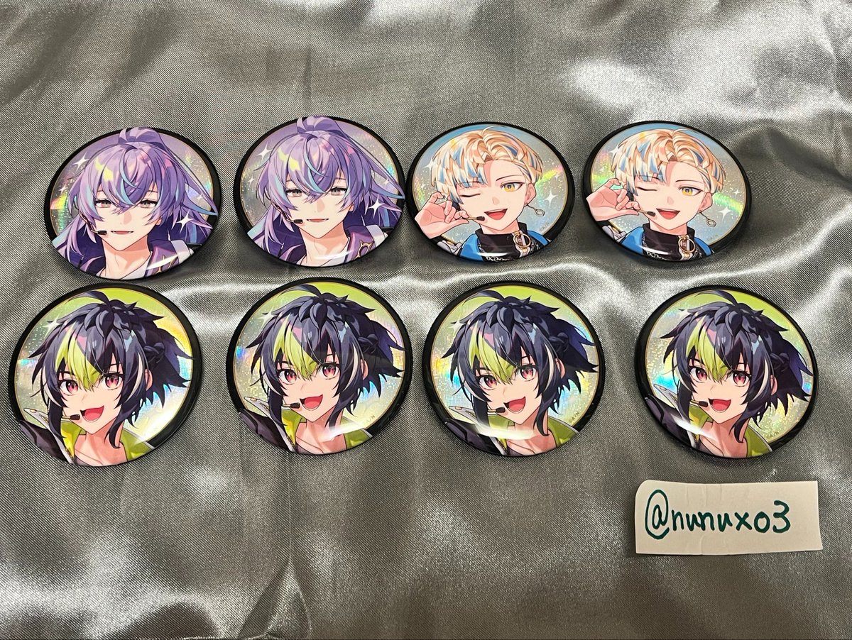 nunuxo3's tweet photo. 【交換】 にじさんじ MECHATU-A 1st LIVE "Over Drive!"  ランダム缶バッジ

譲▶︎1枚目画像

求▶︎2枚目画像

同種交換希望
纏めての方、またライブまでに取引できる方のみお願い致します。

お気軽にお声掛け下さい。 https://t.co/4juvkQGlnE