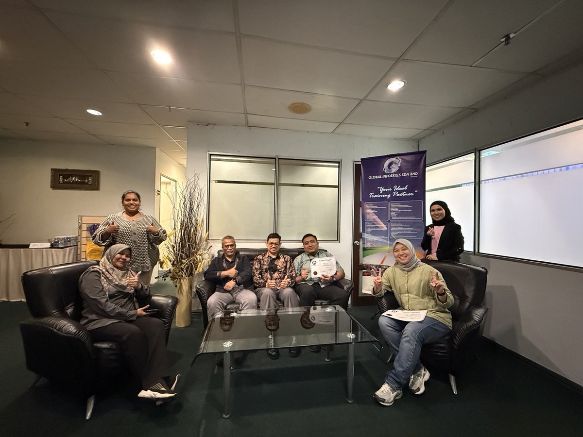 gisbtraining's tweet photo. [2] Microsoft Project 2019 on 24 November 2025 at Global Infoskills Sdn Bhd

#GLOBALINFOSKILLS
#GISBTRAINING
#MICROSOFTPROJECT2019
#TRAININGPROVIDER
#PENYEDIALATIHAN https://t.co/qX7G5Iz6Nb