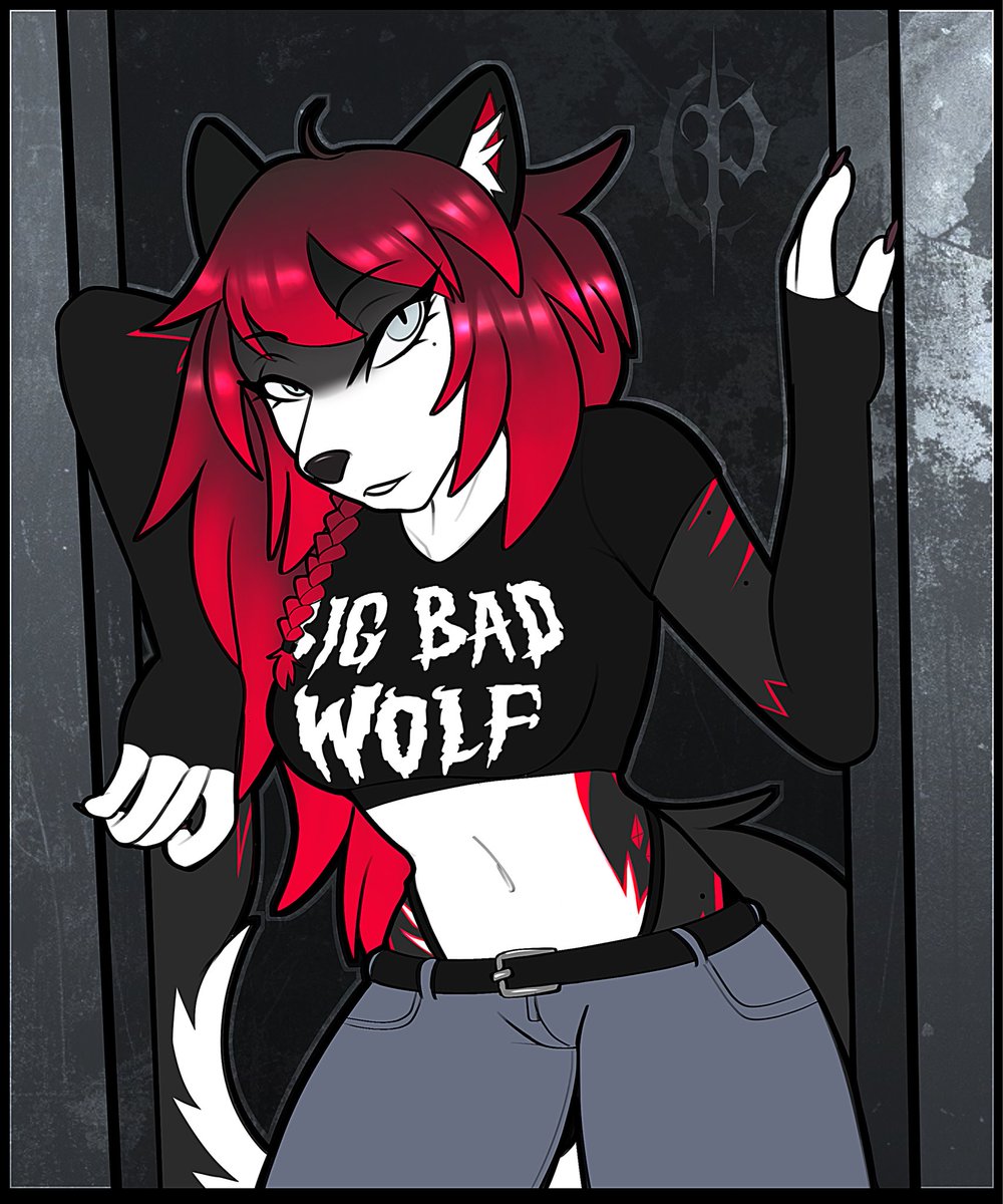 CarrionPlague's tweet photo. The big bad wolf wants to know why you're here🐺♦️ https://t.co/FaYfSaqaW0