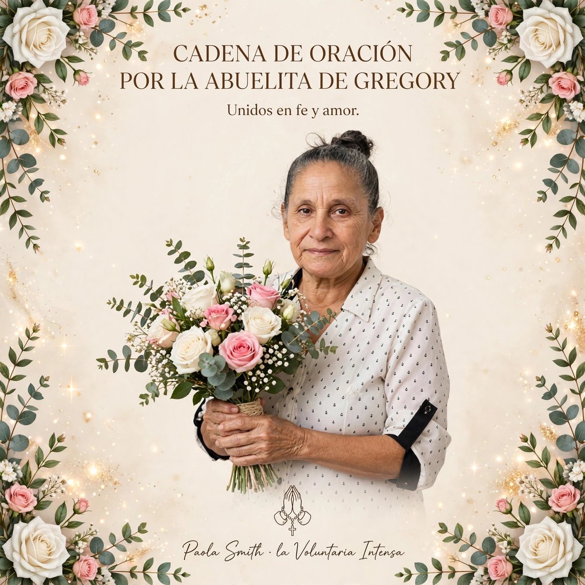 PaolaSmith2812's tweet photo. Nunca se cansen de orar🙏🏽 Oren siempre con gratitud 🥹🎗️🙏🏽💪🏽 Gracias #ManosSolidarias por su apoyo para Xavi y Doña Lourdes (abuelita de Gregory)🙏🏽 ambos en cuidados paliativos y enviados a casa 😭😭🎗️🙏🏽 #EnciendetuFe 🕯️#soylavoluntariaintensa 🙋🏽🎗️🙏🏽🕯️ #RT https://t.co/03RyQJS1CZ