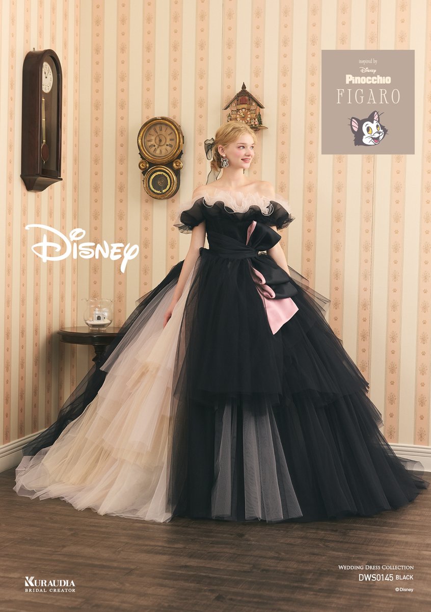 placole_dressy's tweet photo. 【本日10/6情報解禁👗】
フィガロからインスパイアされた
新作ドレスコレクションをご紹介🐈‍⬛💤
#ディズニーウェディングドレスコレクション12th

https://t.co/q60p91ouwv https://t.co/ueBjLJ6Qym