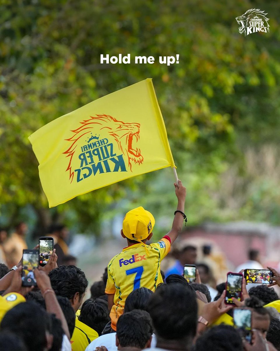 ChennaiIPL's tweet photo. The kind of core memory that becomes a story he’ll tell for years, Isn’t it?🥹💛

#WhistlePodu #Yellove https://t.co/Q4tkp7i9i4