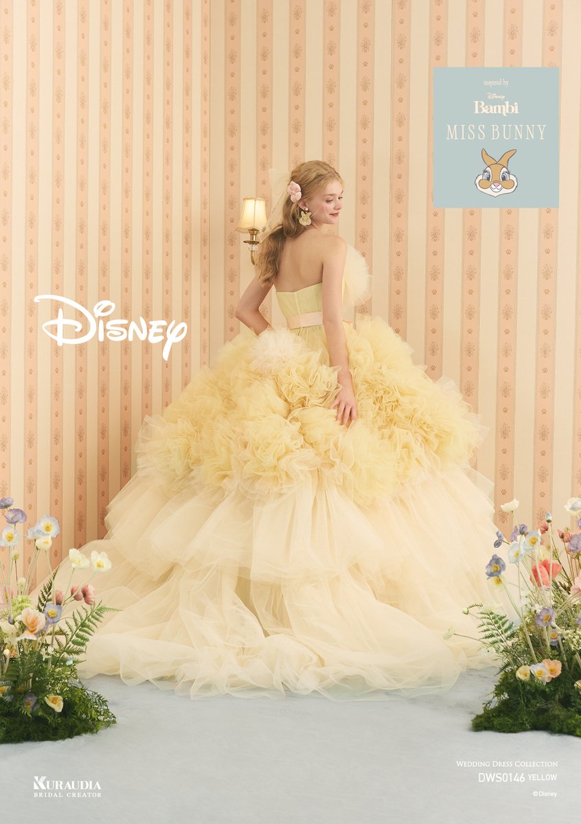 placole_dressy's tweet photo. 【本日10/6情報解禁👗】
ミス・バニーからインスパイアされた
新作ドレスコレクションをご紹介🐰🌼
#ディズニーウェディングドレスコレクション12th

https://t.co/q60p91p2m3 https://t.co/92aLdwppY6