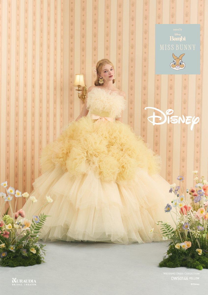 placole_dressy's tweet photo. 【本日10/6情報解禁👗】
ミス・バニーからインスパイアされた
新作ドレスコレクションをご紹介🐰🌼
#ディズニーウェディングドレスコレクション12th

https://t.co/q60p91p2m3 https://t.co/92aLdwppY6