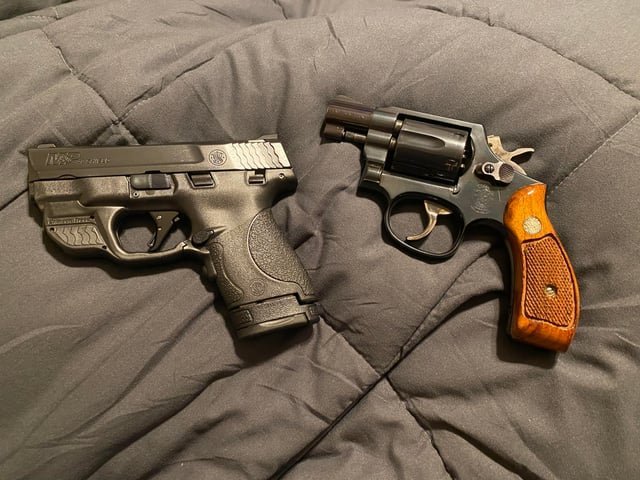 ROLLCALL3rq's tweet photo. Striker-fired polymer pistol or a classic snub-nosed revolver? Both have their place in history and self-defense. If you could only choose one for everyday carry, which would it be? https://t.co/aOl4z3vj9d