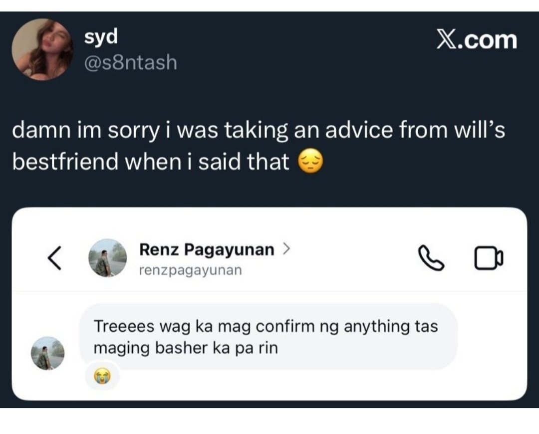 angsungaaay's tweet photo. Why nga ba mag fuel ng hate train sa iba? Ask po natin Tito and bff ni will. 

Hindi pa kasama diyan mga fake narratives na pinakalat nila. To think na active naman si will dito sa X last year pero bakit hindi man lang niya pagsabihan family &amp; friends niya na itigil ang fake news https://t.co/tnMz93JhKm