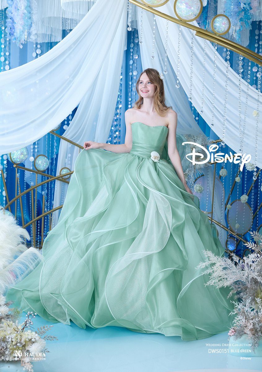 placole_dressy's tweet photo. 【本日10/6情報解禁👗】
アリエルからインスパイアされた
新作ドレスコレクションをご紹介🧜‍♀️🐚
#ディズニーウェディングドレスコレクション12th

https://t.co/9unwaVUZUd https://t.co/eIs3MORalA