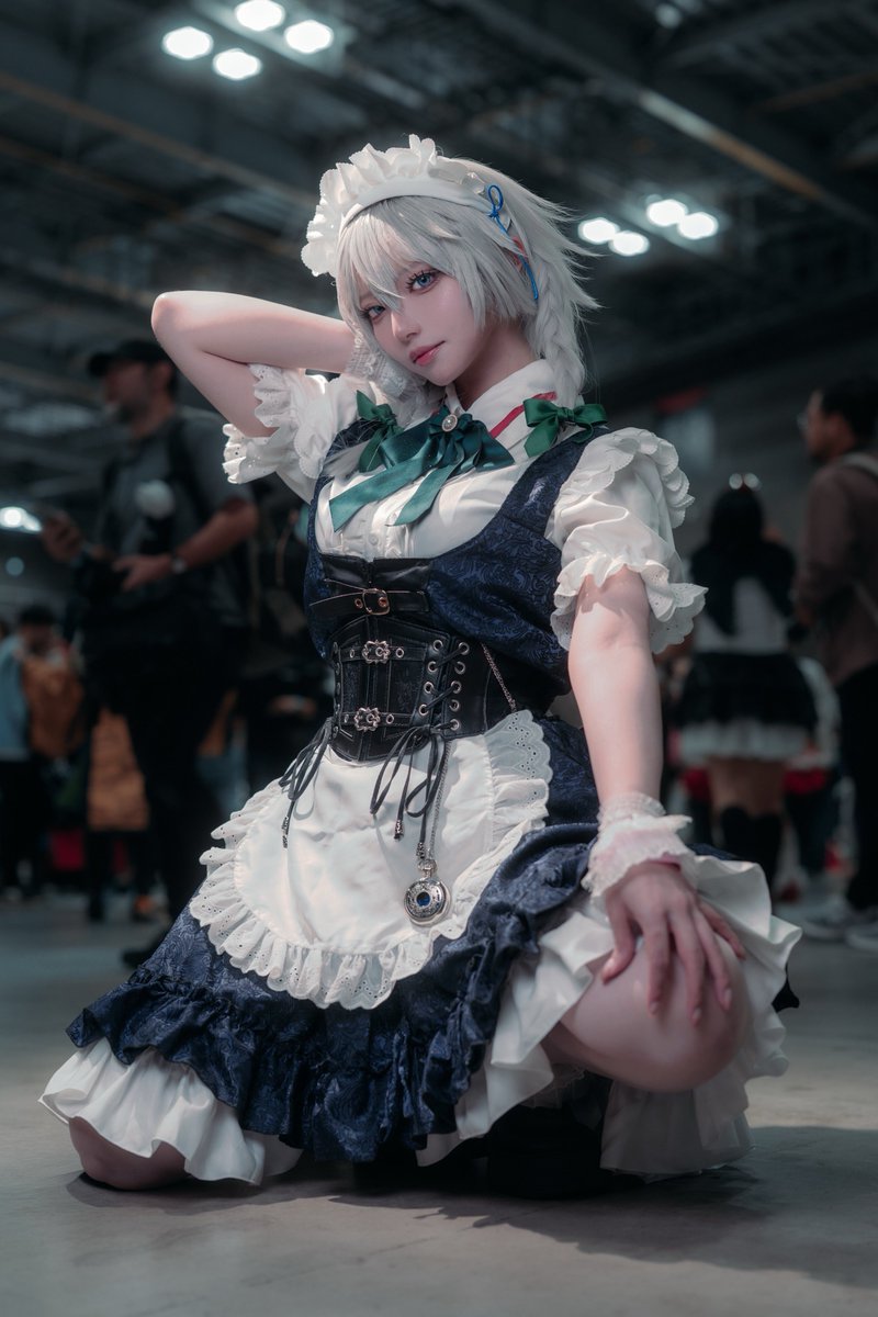 yn_9rk's tweet photo. ※cos 東方Project 十六夜咲夜
#例大祭コスプレ  #秋季例大祭13 https://t.co/W6zYt1PaoX