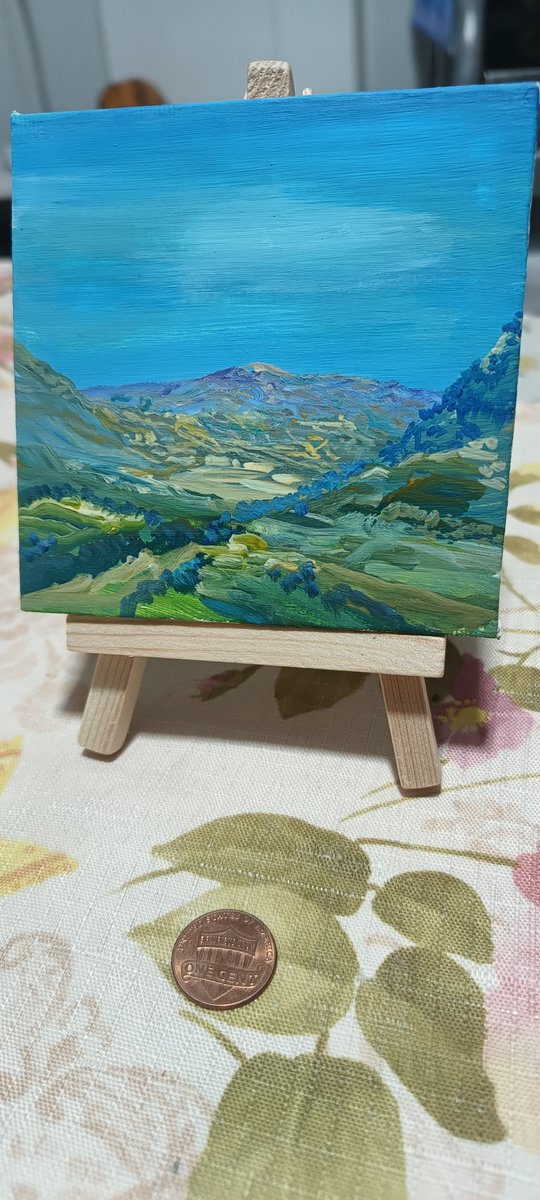 PlasticDensity's tweet photo. Working some tiny landscapes
#painting #artwork #art #HalverEduardo #PlasticDensity #ContemporaryArt #Ecuador #abstractart #abstractpainting #ArtonTwitter #Artist #Painter #VisualArt #photography
#PlazadelosPonchos #Yarumbi https://t.co/jEBlT3IKUO
