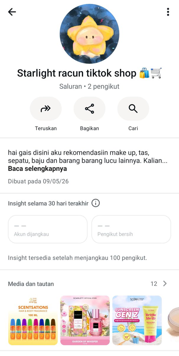 bluebberrie_5's tweet photo. ayoo join saluran starlight racun  tiktok shop. Siapa tau barang yang kalian butuhin ada di saluran dan tinggal klik link tanpa ribet cari sendiri
#affiliate #saluranwa #moots #zonauangㅤ #zonabelanja https://t.co/HXN4FT9P8K