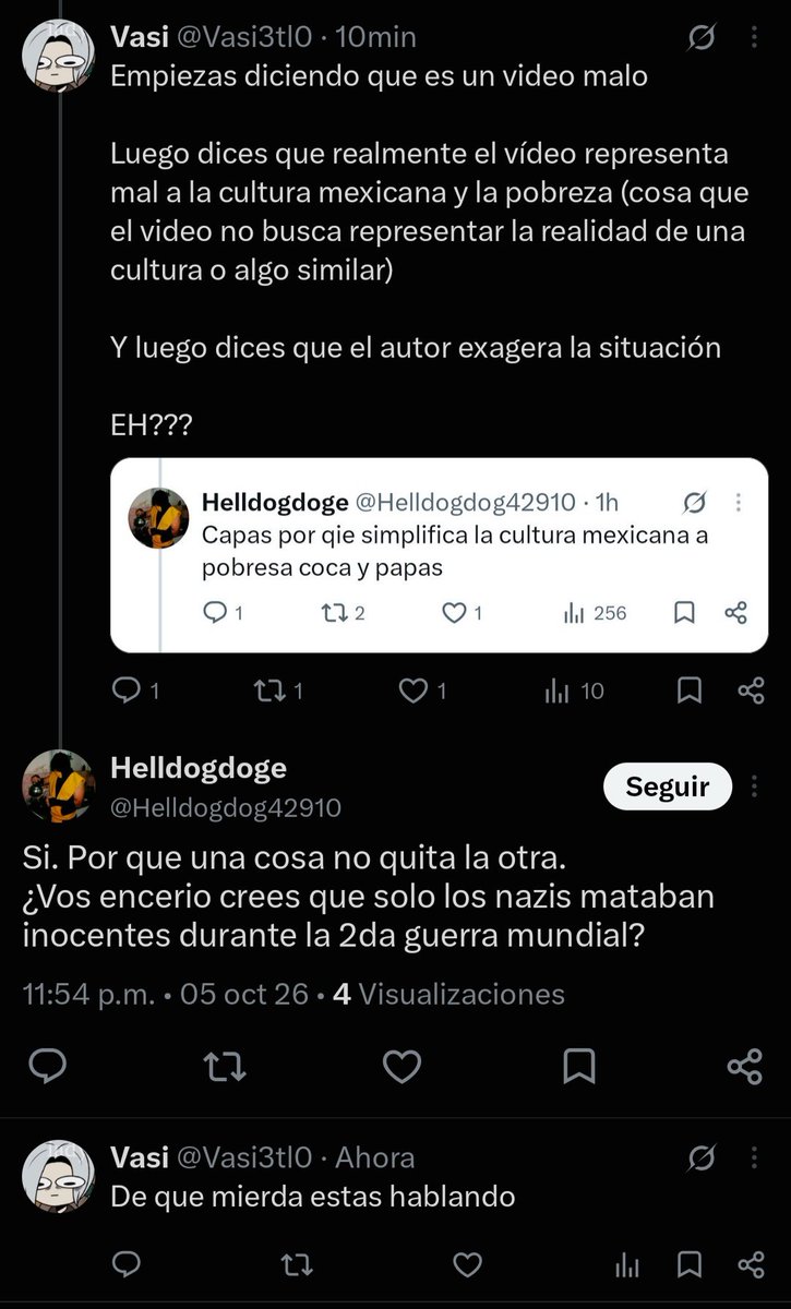 Vasi3tl0's tweet photo. De verdad que la gente odia por odiar y sin argumentos reales. Este tipo uso a los nazis para su ejemplo https://t.co/idSrhRW5dk