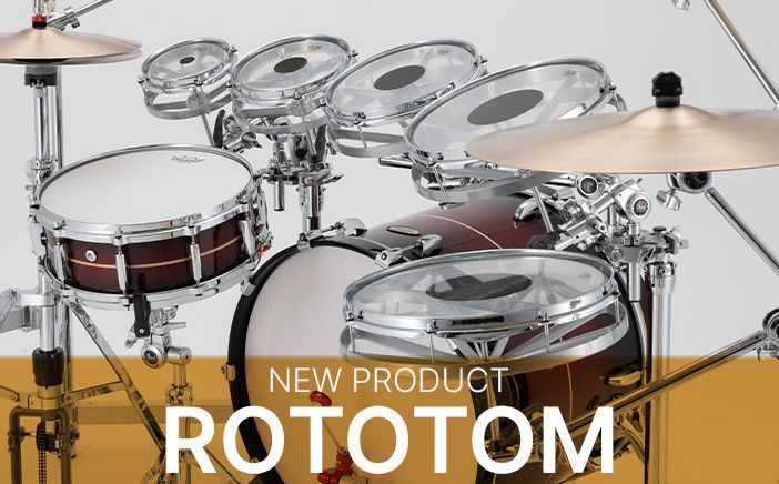 pearl_drum's tweet photo. 【REMO】ROTOTOM
1970年代の登場以来、独自のチューニング構造と個性的なサウンドで多くのドラマーを魅了してきたロートタム。
6“・8”・10“スタンド付き3点セット、6”～14“までの単品をラインナップ。
チューニングキー不要でピッチ調整が可能な独自の回転構造はそのままに、 現代の音楽シーンにマッチする仕様へと再設計。ライブ、レコーディング、教育現場など、 あらゆるシーンで再びその存在感を発揮します。 セットでも単品でも、プレイヤーの自由な発想に応える柔軟な構成です。 
https://t.co/b97prvYJBN