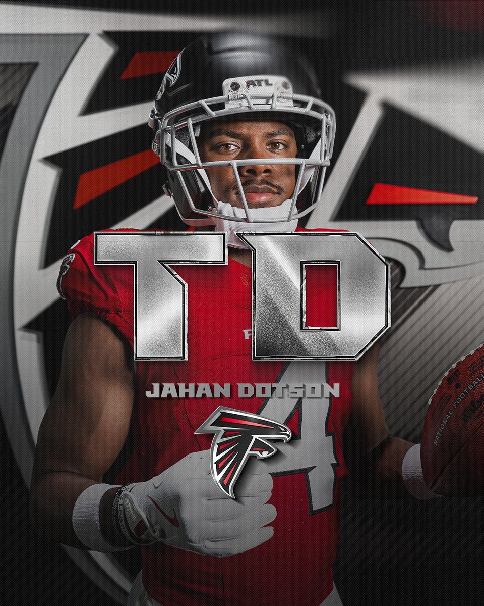 AtlantaFalcons's tweet photo. JAHAN DOTSON TOUCHDOWN https://t.co/e6U7x0gR9Z