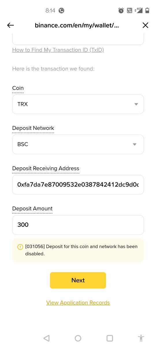 omnarendra59's tweet photo. I had 300 trx in trust wallet so i transferred to binance via Bep20 but after deducting balance in Trust wallet, when I checked in Binance it's not updated when I searched it's showing delisted kindly help me to recover this please 
@binance @TrustWallet https://t.co/PKD3Pc8QDk