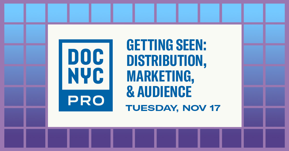 DOCNYCfest's tweet photo. Nov 17 at DOC NYC PRO: marketing insights for BIPOC filmmakers, live strategy sessions for your project, and a first look at Jolt's Audience Insight Modeler.

Get your tickets: https://t.co/8lPtPpbyHZ https://t.co/by42SaIUzQ