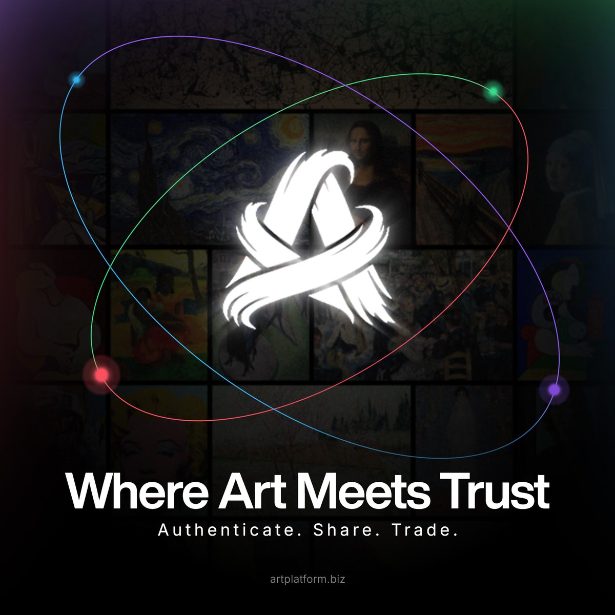 ArtPlatformX's tweet photo. The art world has a trust problem. Provenance is disputed. Forgeries circulate. Blue-chip works sit locked behind $100M+ price tags.

ArtToken $ART is building the infrastructure to change that authenticate, share, and trade verified art on one platform.

This is where art meets trust 🎨

Follow us for daily insights on the future of the art market.

🌐 ART Official channels:

▪️ART Official: https://t.co/fuMGiYyagm

▪️ART community: https://t.co/WnzMeXqQtR

▪️X: https://t.co/kGkONQrjuw

▪️Website: https://t.co/1b7ME75Ywq