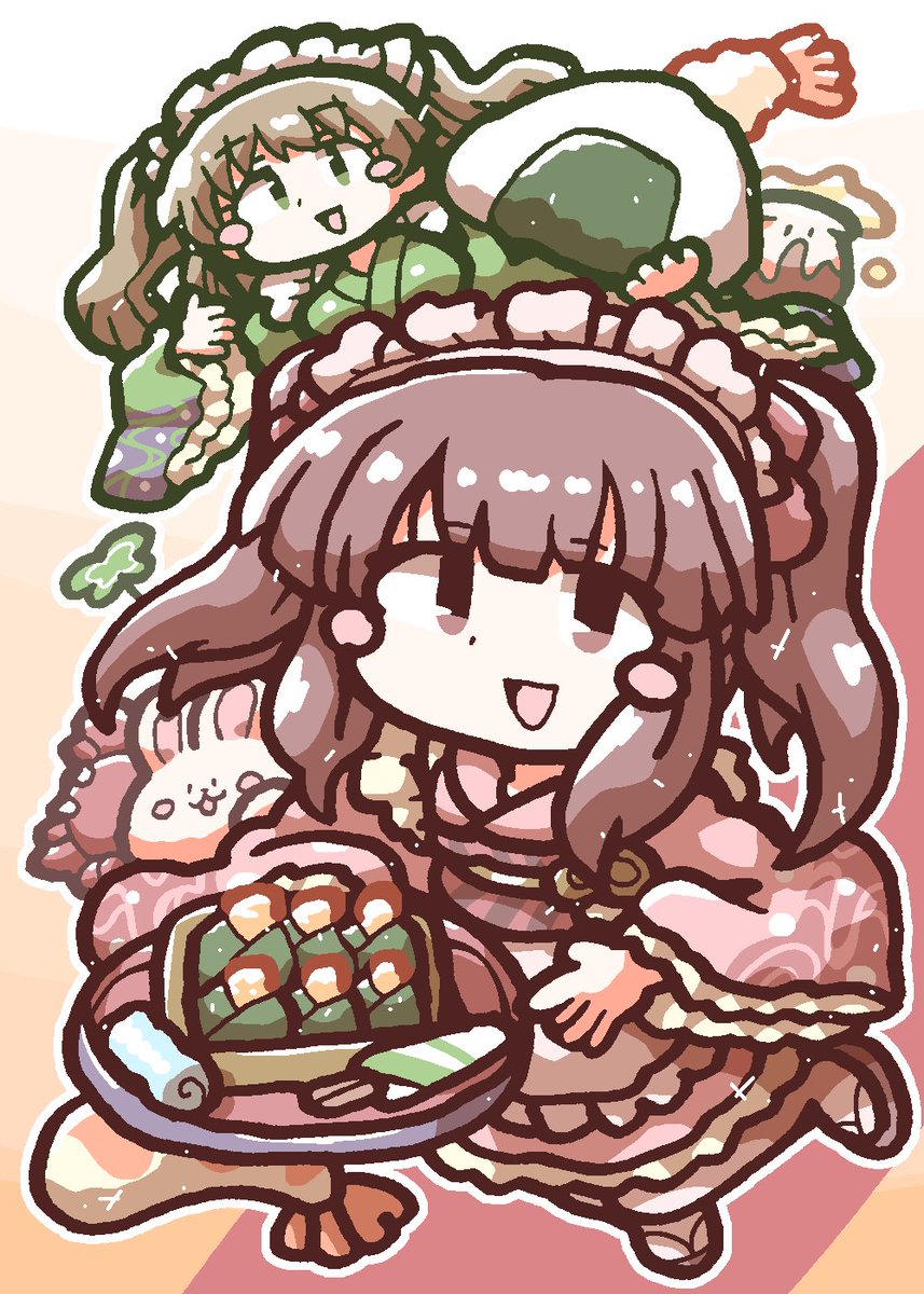hanareyakuroha's tweet photo. 天むすの日アンケありがとござます。
智絵里ちゃん志保さん天むすめ天使
🍙🍤 https://t.co/IMcXijbh1T