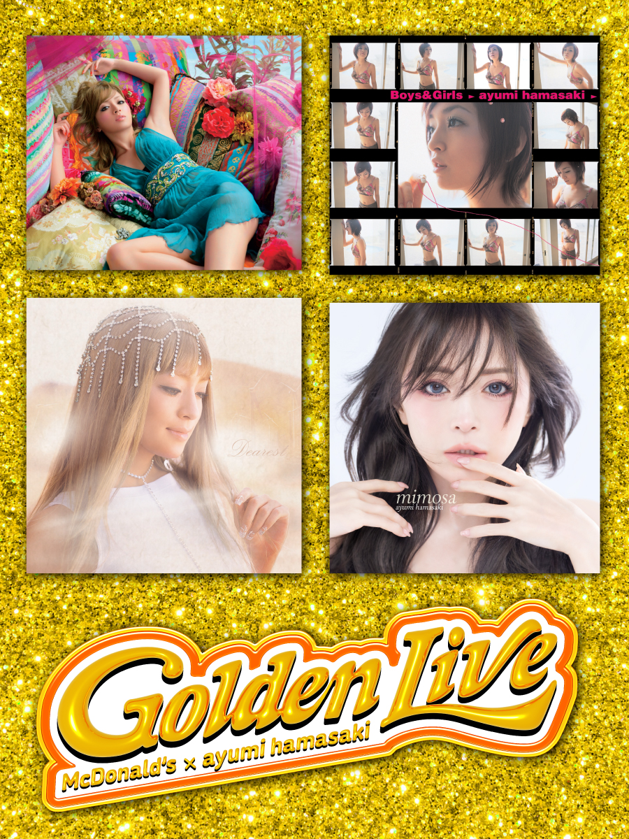 McDonaldsJapan's tweet photo. 浜崎あゆみさんの曲で、あなたの心に一番残っている曲は？
#マクドナルドとayuのGoldenLive https://t.co/u4lJdbe9L5
