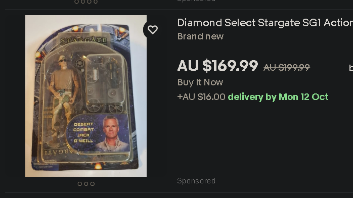 thetoydbdotcom's tweet photo. I really wish the old Stargate figures from Diamond Select weren't so expensive. We need new Stargate figures! https://t.co/zzkL38dvwo