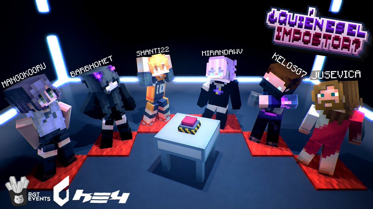 RGTEvents_'s tweet photo. Segunda tanda de participantes de "¿Quién es el IMPOSTOR?" 🔥🔍

¡Nos vemos mañana martes 06/10 a las 7:00pm 🇻🇪 con la primera edición del evento!
#ImpostorMinecraft #RGTEvents #Quobitlabs https://t.co/Ep2yUOSQ32