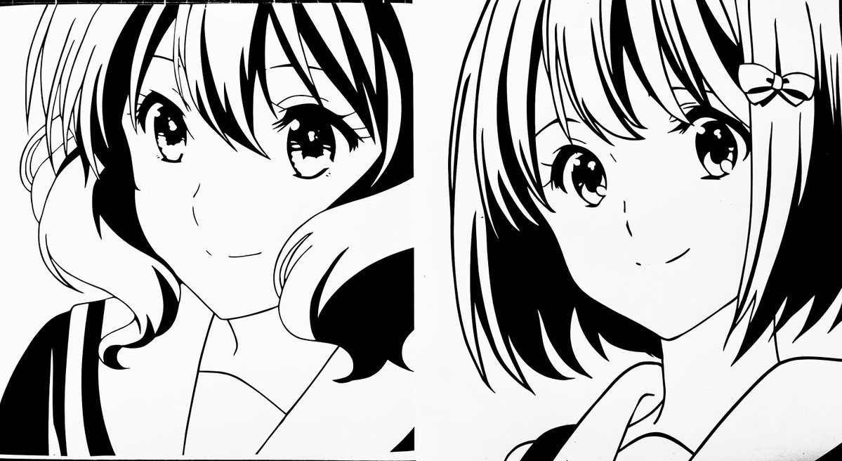ayaten350Z's tweet photo. この前作った奏の切り絵と並べてみた。だいぶ感覚が戻ってきたわ https://t.co/Xw0qzGpcu4