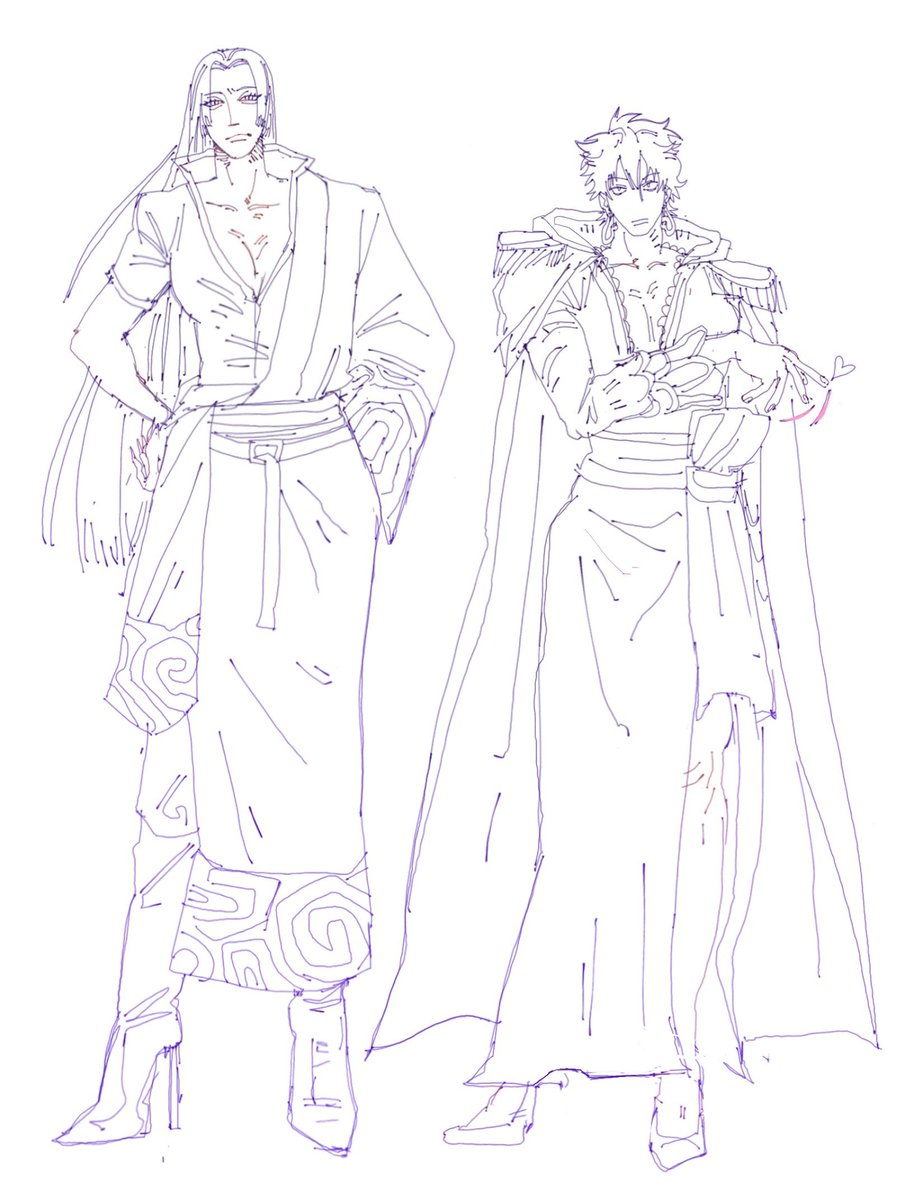 Vasx_jpeg's tweet photo. Boa Hancock and Sakata Gintoki (clothes swap between my favs) https://t.co/su0sTMkE8b