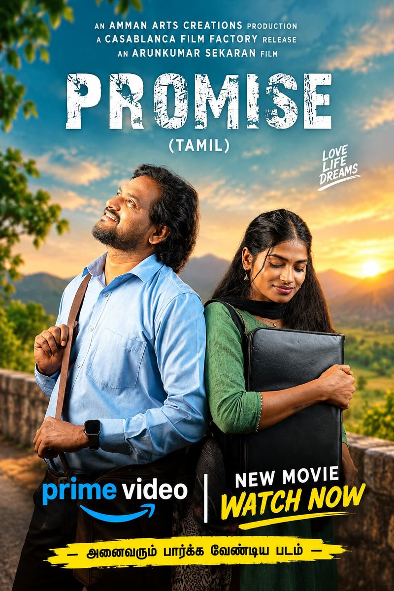 ArunsekarVlr's tweet photo. #promise move streaming now Amazon prime.... https://t.co/NFLWPLP5AO