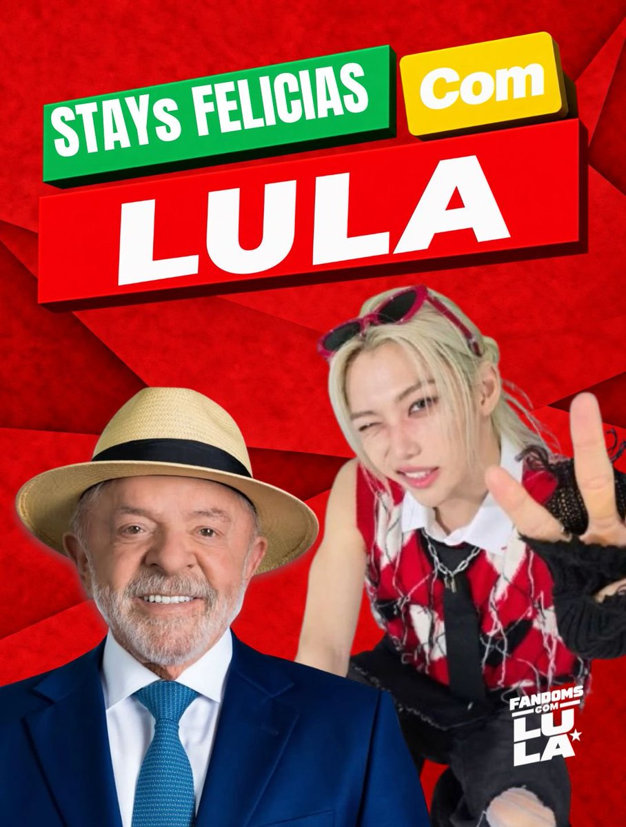 FelixBrasil_'s tweet photo. ⭐❤️ | STAYs, a luta pela democracia NÃO PODE PARAR! Agora mais do que nunca precisamos nos juntar e lutar pelos nossos direitos. Cada voto conta e cada voto válido é um passo que damos rumo à soberania do Brasil! 

SEGUNDO TURNO É LULA
#FandomsComLula
#STAYsComLULA https://t.co/F0p6j9tp6c