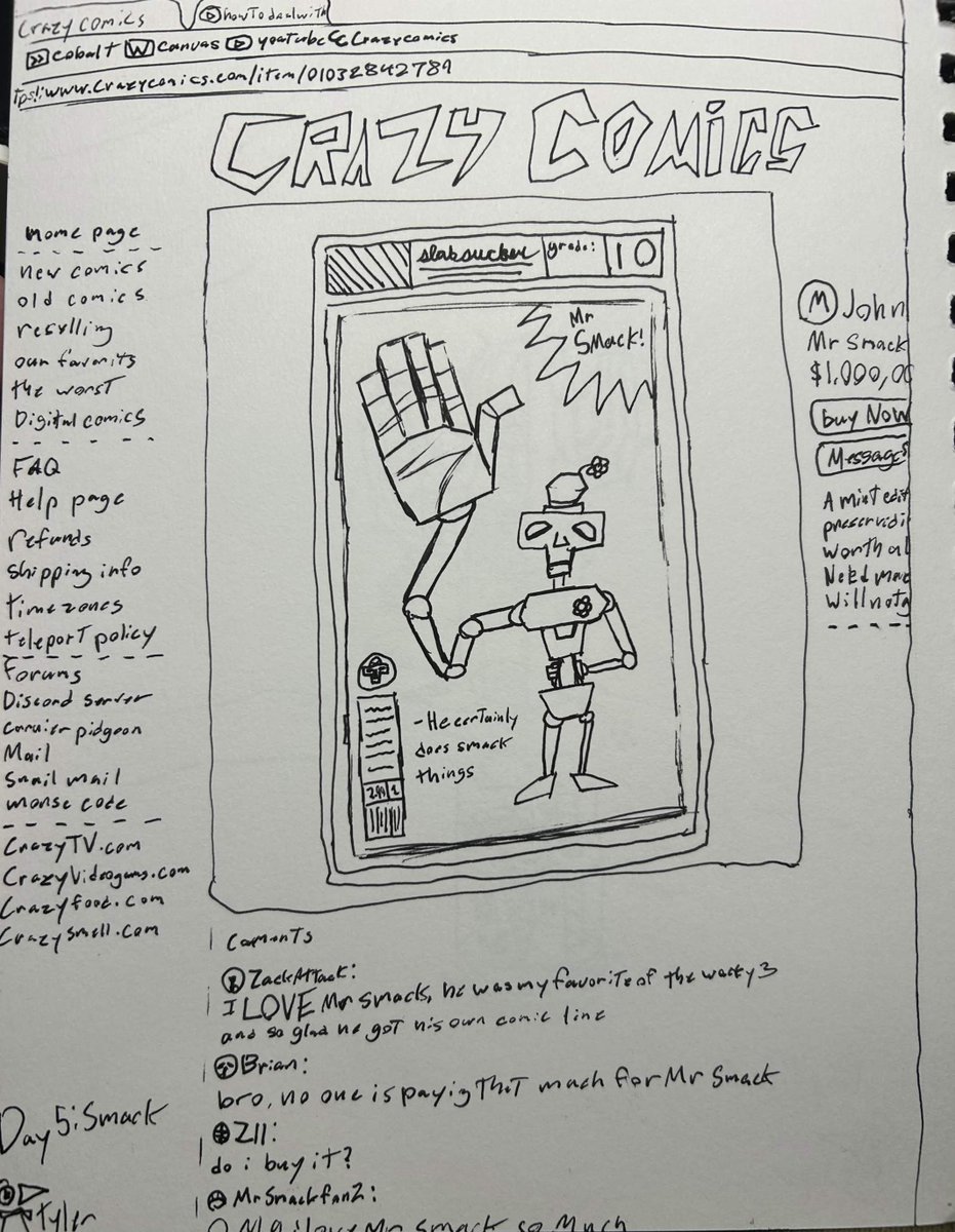 Tec11251's tweet photo. This one is my favorite so far #inktober (Day 5: Smack) https://t.co/Bw0ckLM5yz