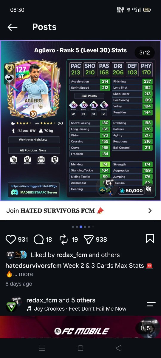 ui_parth's tweet photo. 🔥 Week 3 Players — Good or Bad?

🇦🇷 Messi: Great card, but I’d mainly use him at CAM. If you pack him, use him — but 67K+ shards? Not worth it IMO. 

🔥 Agüero: Looks like a very solid ST with a great playstyle combo. If you pack him, definitely test him in-game. �

@tutiofifa https://t.co/f57KB6zwfN