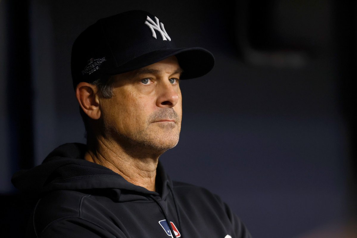 TalkinYanks's tweet photo. Yankees have gone with Garcia, Jones, Lombard, Chisholm, Grisham in the middle of the order for the first two games of the ALDS

They are 0-for-33 https://t.co/Z4rz5ggFNC