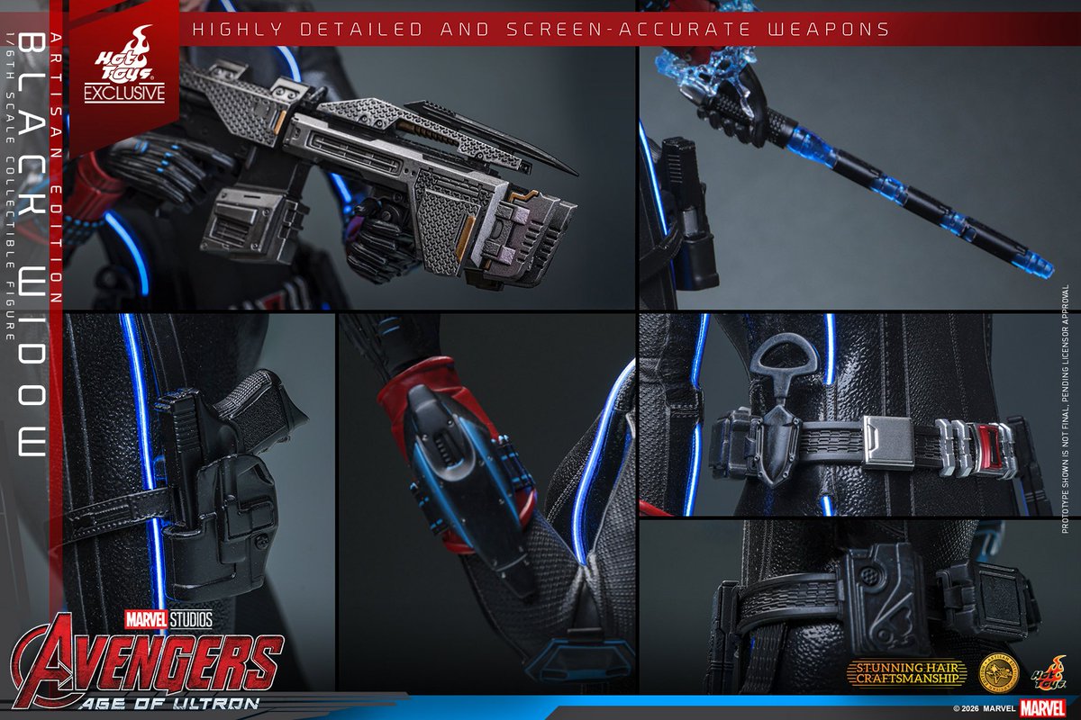 hottoys_japan's tweet photo. 【新製品発表】
トイサピエンス限定！
【ムービー・マスターピース アルチザン】『アベンジャーズ／エイジ・オブ・ウルトロン』1/6スケールフィギュア　ブラック・ウィドウ
2027年12月発売予定！
https://t.co/0RGbkqdPNg

#ホットトイズ #マーベル #アベンジャーズ #ブラックウィドウ https://t.co/yUl3vh8fYX