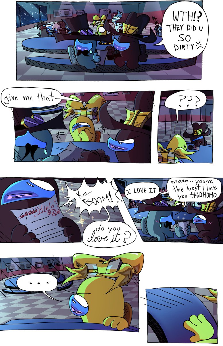 SofMark_'s tweet photo. The fact that you're actually all alone is starting to sink in.....Also Yellow has double the tasks cuz Red missed work and that's the most tragic part for me
#amongusart #amongusoc #amonguscomic #amongustwt #spacedanger https://t.co/i9PneMNd1H