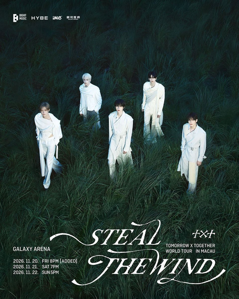 _Tsukiwave's tweet photo. TXT [STEAL THE WIND] マカオ🇲🇴
📅11/20〜11/22
📍Galaxy Arena

🎫VVIP 10〜300番以内
🎫1999 VIP 10〜300番以内
🎫1999 Platinum 1〜5列

ご希望の方はDMへ

#TXT #トゥバ #STEALTHEWIND #マカオコンサート #チケット代行 #マカオ代行 https://t.co/DdbNxABFqQ