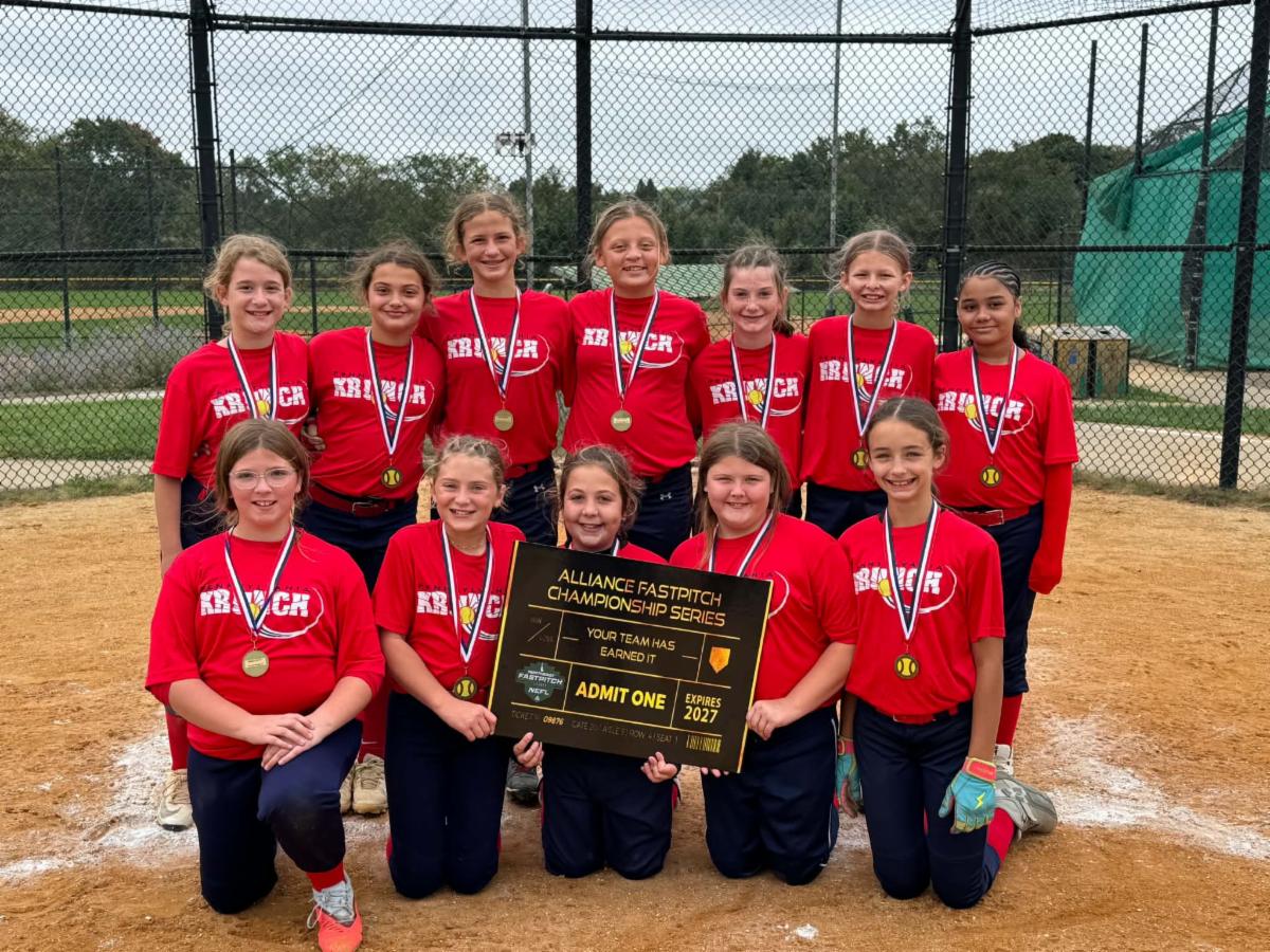 NEFLfastpitch's tweet photo. 🥎 TICKETS PUNCHED! 10U is 2027 AFCS bound! 🎟️

Congratulations to Team Long Island 2016 10U (4–1–1, champions) and PA Krunch Burston 10U (4–2, runners-up)!

Players, coaches and families—celebrate those well-earned berths!

#NEFL #AFCS #AllianceFastpitch https://t.co/4S47jcaZRI