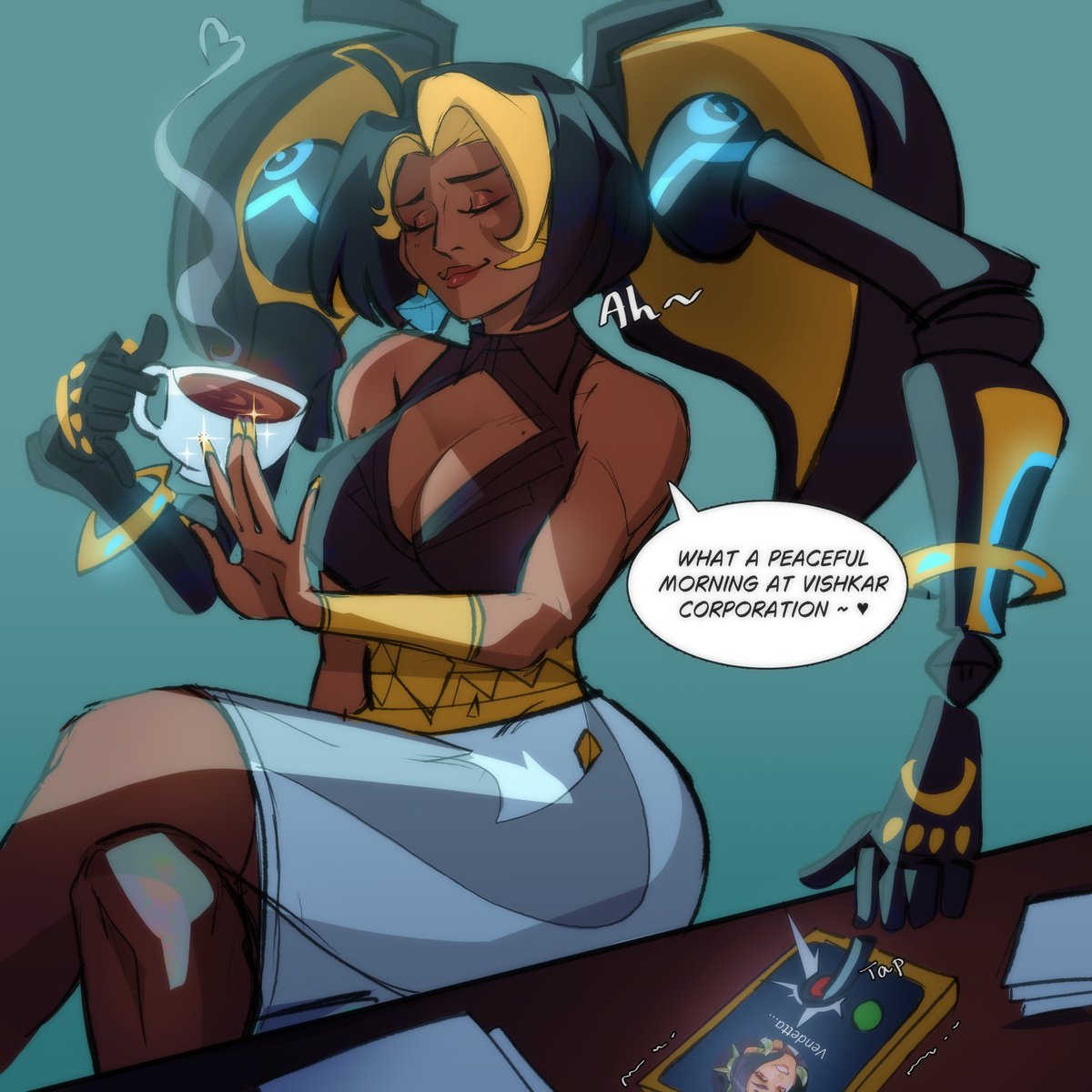 rxsselin's tweet photo. #OWtober DAY 5: Vishkar

37 MISSED CALLS? At 8 AM too...
#OverwatchFanart https://t.co/g5pIqTwtKb