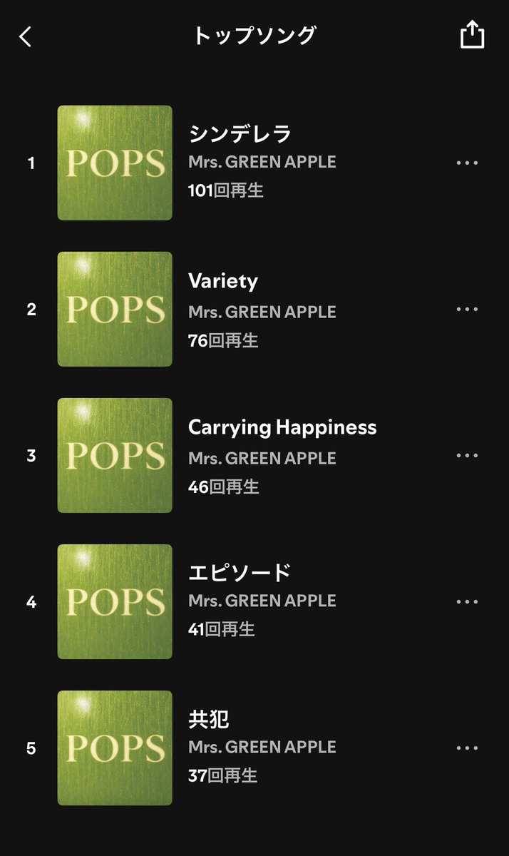 Yuimaaaaaru_06's tweet photo. 擦り切れるほど聴きました🍏
これからも聴きます♪
#MrsGREENAPPLE   
#ミセスPOPS https://t.co/4kETM7NaKw