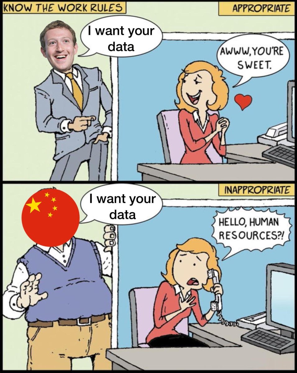havenjun199's tweet photo. When Big Tech asks for your info vs. literally anyone else. Guess we're just built different for certain data collectors. https://t.co/z6khXK09a1