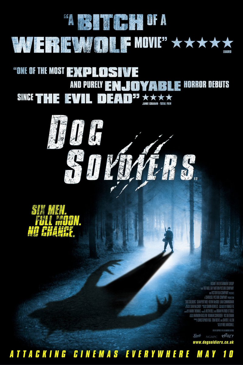 silvahorrorhost's tweet photo. Seguimos con la racha.. por ahora 😂

Quinto día de los #31pedacitosdeterror 🎃

Tocaba una Opera Prima, y recién terminé de ver "Dog Soldiers (2003)" de Neil Marshall 🎥

De lo mejor de su género, con Sean Pertwee, Emma Cleasby, y Liam Cunningham 🎭

#horror #horrorfamily https://t.co/EwuyYikEyZ