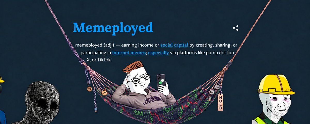 Trollfather's tweet photo. Website is LIVE:  

https://t.co/MbJ48KgIsQ 

Can make any changes based on community feedback.
  
Dex is now updated to the X Comm too.   

What do you guys want done next? Content is king imo, but drop your suggestions below!  

$MEMEPLOYED

3ENSPxghg4nKdvZ3RyfTHNf4FGuk4Yb8HFgnjeEunYTK