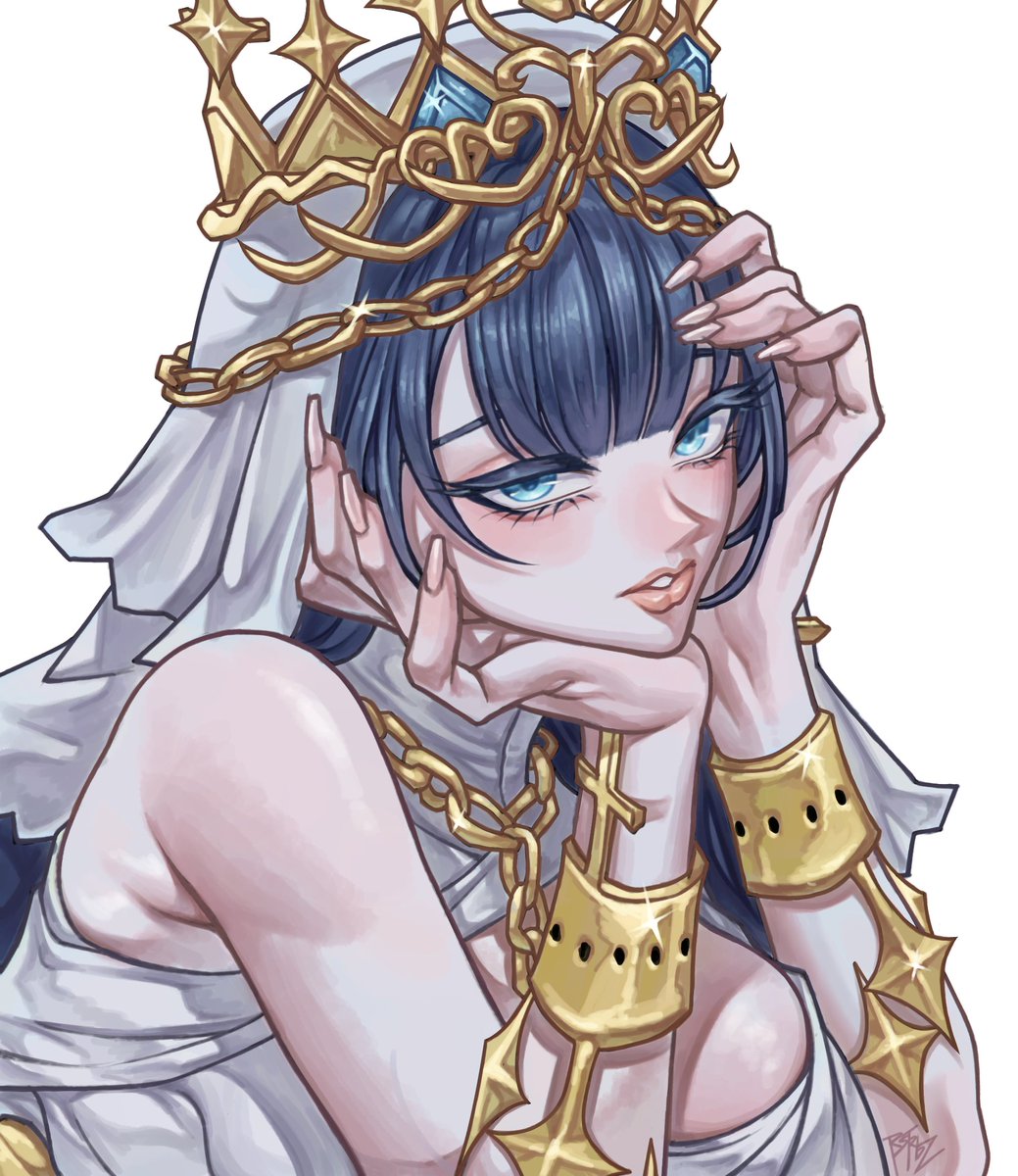 rstrbz's tweet photo. goddess ⏳✨ #kronillust https://t.co/Xu5ihC9aI7
