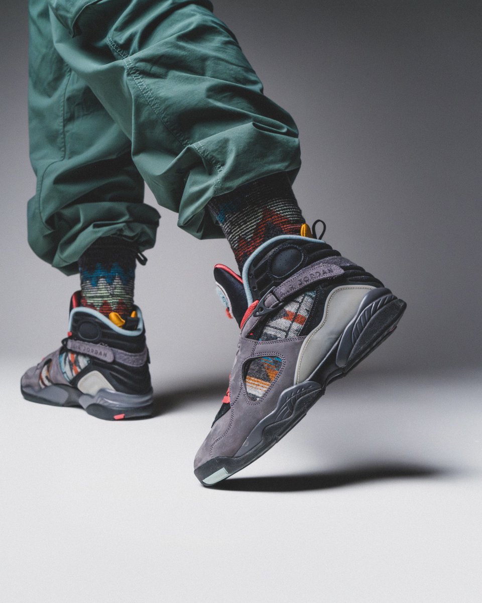 insanesneaker's tweet photo. Air Jordan 8 ‘N7 Pedleton’ (2019) https://t.co/jF697Ydysu