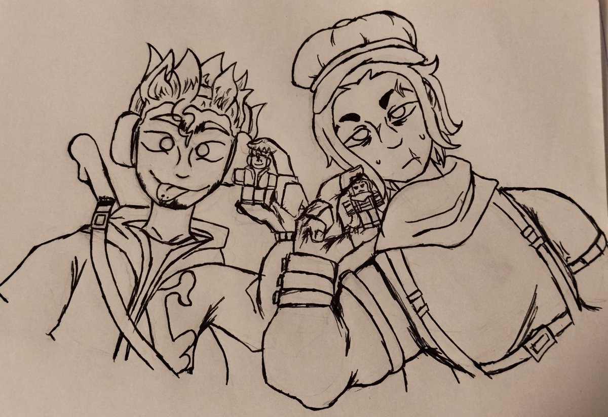heart_is_here__'s tweet photo. Did you know that Miller had a rock band before? But he got fired!! Awww man...

Miller and Simon in...

Trinket 🎸🥊 

#inktober #robloxartㅤ #drawingㅤㅤ #oc https://t.co/zag3lodgD4