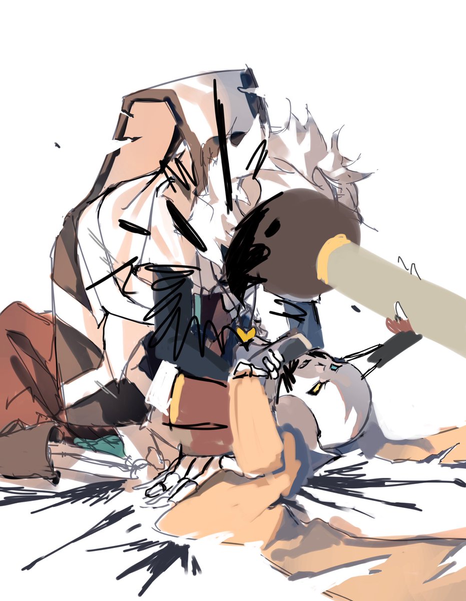 rogerHolme38540's tweet photo. #inktobertale2026 
【Day6】Conflict
只是弱智小漫画，无CP向
有点不敢发，但是画都画了 https://t.co/VT7wCJkbXe