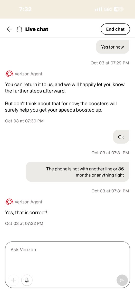 appelmi_appel's tweet photo. @VerizonSupport @VerizonNews Here’s the proof I was supposed to get a free iPhone 
18 pro max and signal booster for the back of our phones never placed it more lies and it’s been 5 years bad service
The phone was compensation  and signal booster do the right get my phone https://t.co/AdT0OHivKN