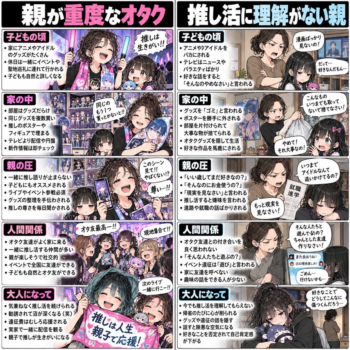 rea_xrea's tweet photo. 好きなものへの理解度でこんなに
変わるみたい…どっちがいい？ https://t.co/gSoGmZdXAL