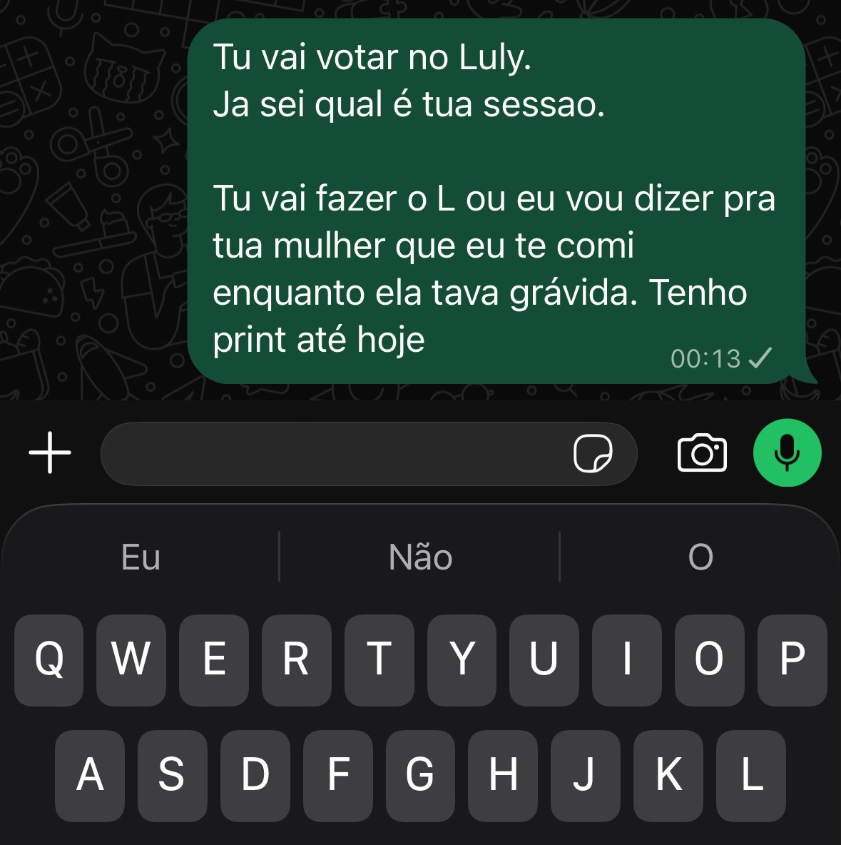Eliziario500's tweet photo. Vamo fazer assim agora galera. https://t.co/GFGvxznkcE